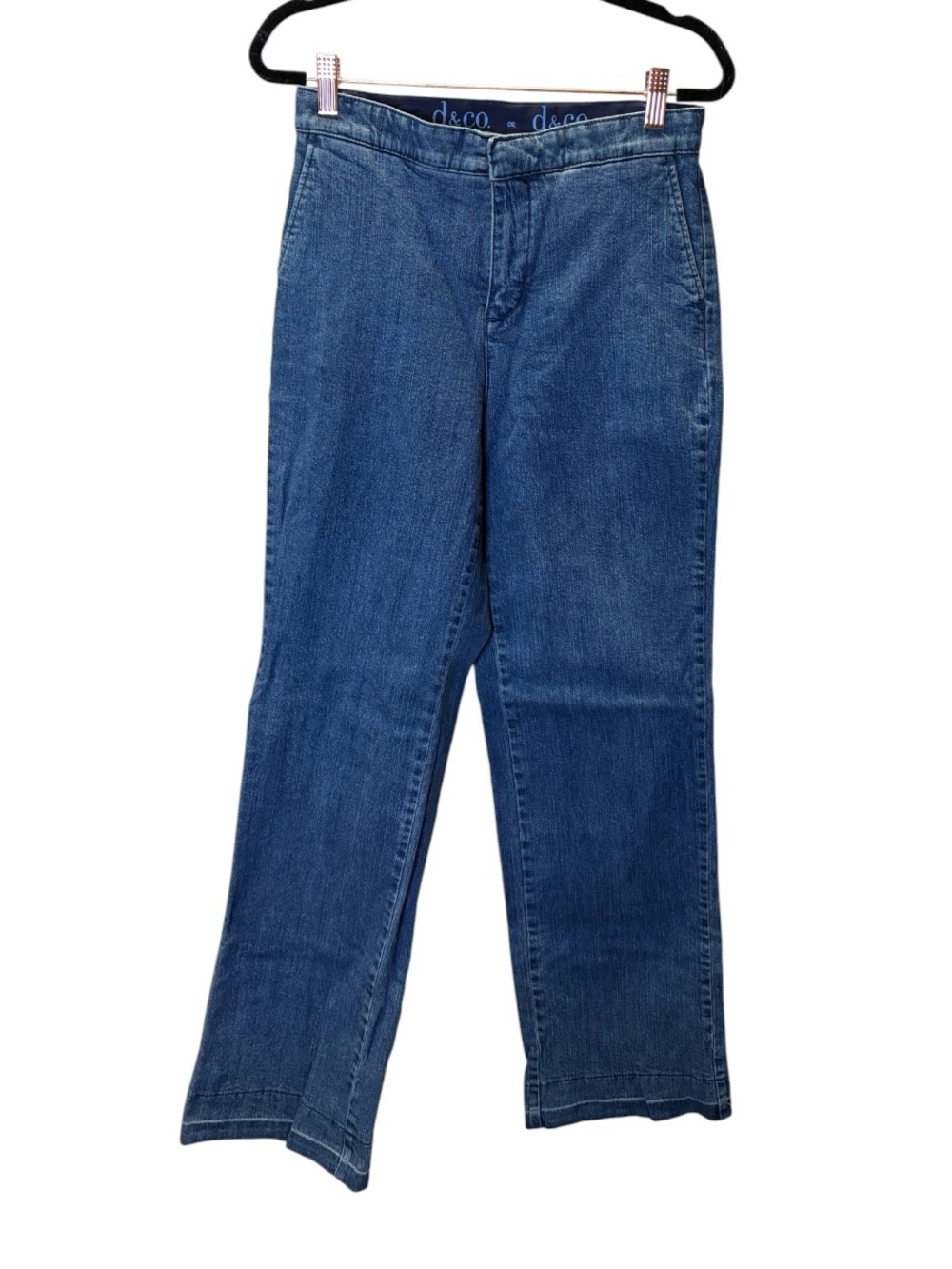 d&co. Women's Straight Leg Blue Jeans